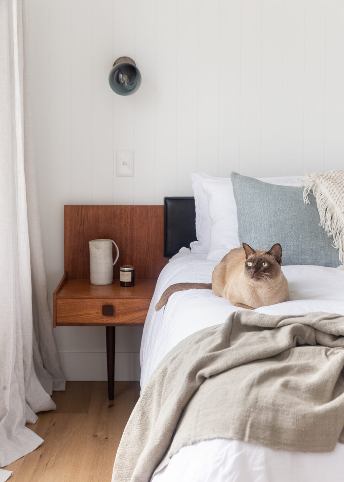 The Boathouse guest bed